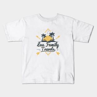 Lau Family Travels Fan Kids T-Shirt